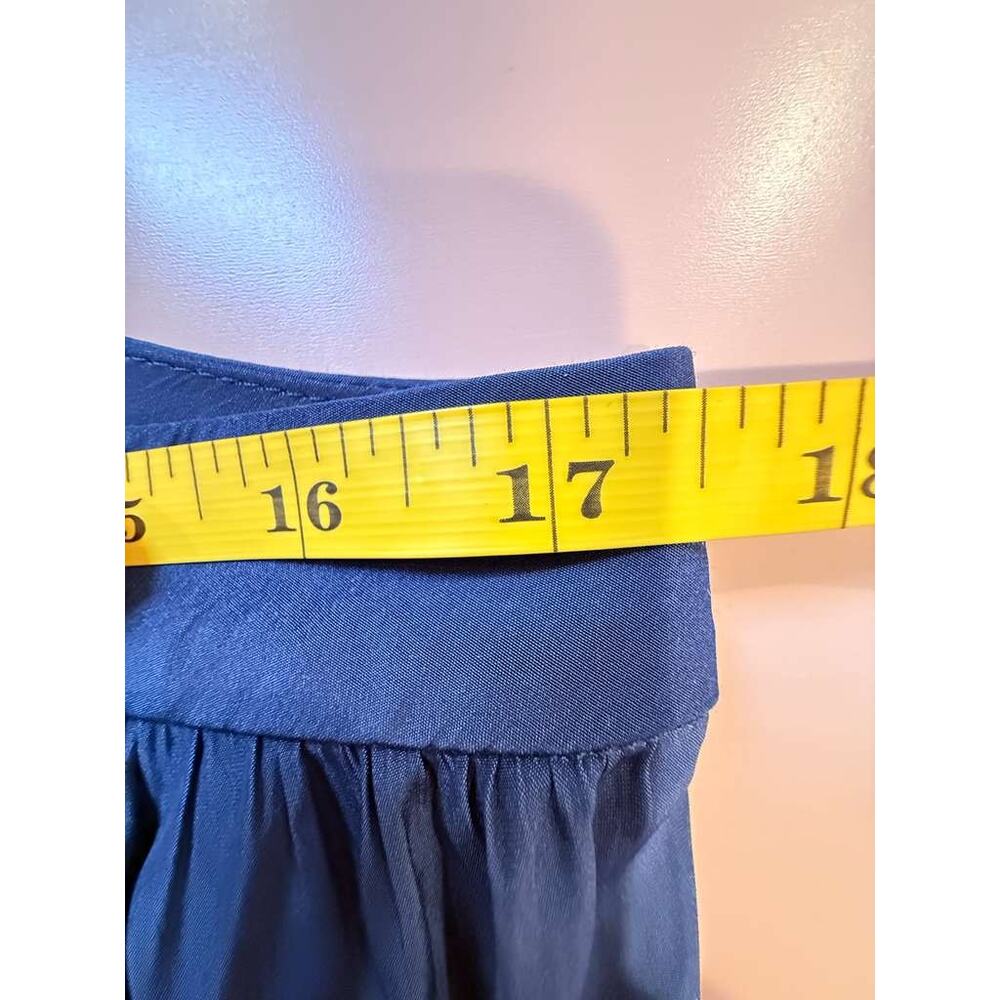 NEW Ramy Brook Riley Asymmetrical Mini Dress Navy Blue Size Small - Picture 8 of 9